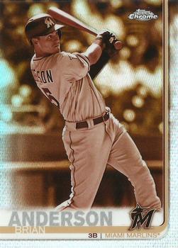 2019 Topps Chrome - Sepia Refractor #12 Brian Anderson Front
