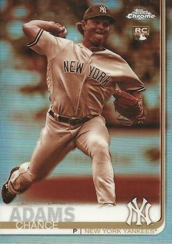 2019 Topps Chrome - Sepia Refractor #109 Chance Adams Front