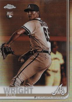 2019 Topps Chrome - Sepia Refractor #120 Kyle Wright Front