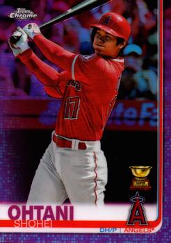 2019 Topps Chrome - Pink Refractor #1 Shohei Ohtani Front