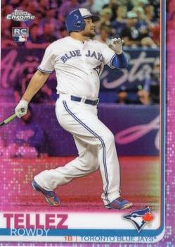 2019 Topps Chrome - Pink Refractor #2 Rowdy Tellez Front