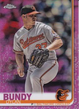 2019 Topps Chrome - Pink Refractor #5 Dylan Bundy Front