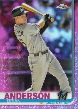 2019 Topps Chrome - Pink Refractor #12 Brian Anderson Front