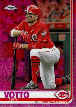 2019 Topps Chrome - Pink Refractor #31 Joey Votto Front