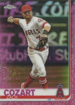 2019 Topps Chrome - Pink Refractor #43 Zack Cozart Front