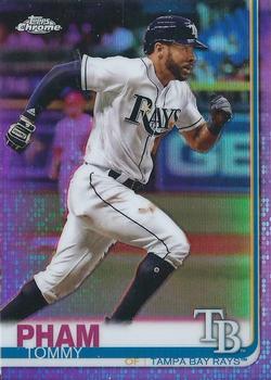 2019 Topps Chrome - Pink Refractor #45 Tommy Pham Front