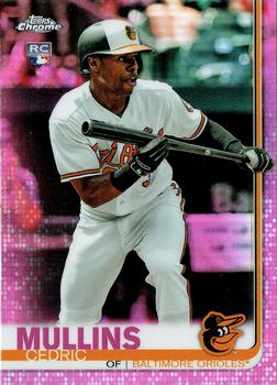 2019 Topps Chrome - Pink Refractor #52 Cedric Mullins Front