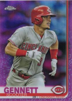 2019 Topps Chrome - Pink Refractor #58 Scooter Gennett Front