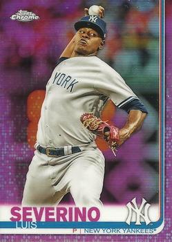 2019 Topps Chrome - Pink Refractor #98 Luis Severino Front