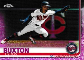2019 Topps Chrome - Pink Refractor #114 Byron Buxton Front