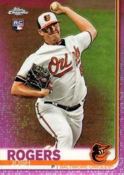 2019 Topps Chrome - Pink Refractor #121 Josh Rogers Front