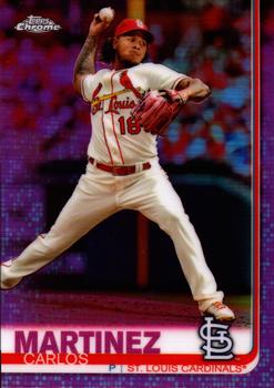 2019 Topps Chrome - Pink Refractor #149 Carlos Martinez Front