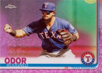 2019 Topps Chrome - Pink Refractor #191 Rougned Odor Front