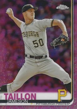 2019 Topps Chrome - Pink Refractor #194 Jameson Taillon Front