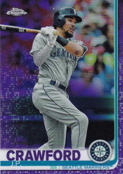 2019 Topps Chrome - Purple Refractor #15 J.P. Crawford Front