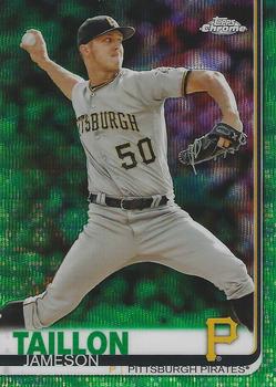 2019 Topps Chrome - Green Wave Refractor #194 Jameson Taillon Front
