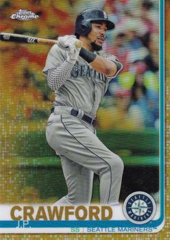 2019 Topps Chrome - Gold Refractor #15 J.P. Crawford Front