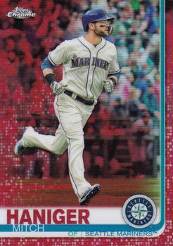 2019 Topps Chrome - Red Refractor #138 Mitch Haniger Front