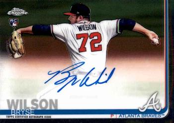 2019 Topps Chrome - Rookie Autographs #RA-BW Bryse Wilson Front