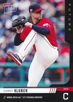 2019 Topps Now Future Award Winners #103 Corey Kluber Front