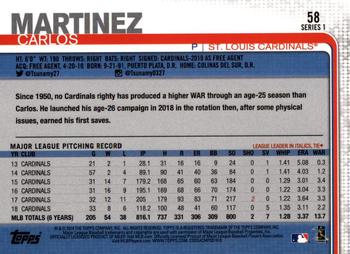 2019 Topps - All-Star Game #58 Carlos Martinez Back