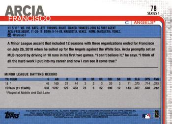 2019 Topps - All-Star Game #78 Francisco Arcia Back
