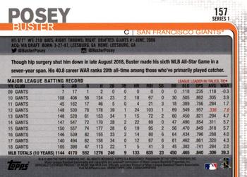 2019 Topps - All-Star Game #157 Buster Posey Back