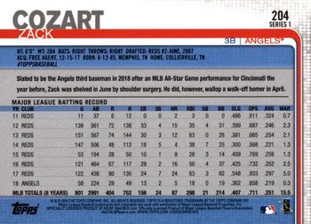 2019 Topps - All-Star Game #204 Zack Cozart Back