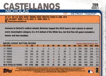 2019 Topps - All-Star Game #209 Nicholas Castellanos Back