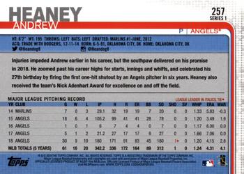 2019 Topps - All-Star Game #257 Andrew Heaney Back