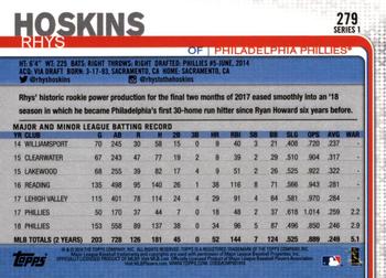 2019 Topps - All-Star Game #279 Rhys Hoskins Back