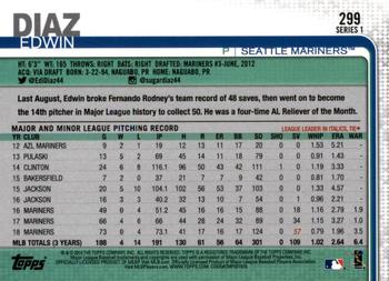 2019 Topps - All-Star Game #299 Edwin Diaz Back
