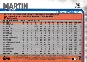 2019 Topps - All-Star Game #357 Chris Martin Back