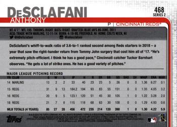 2019 Topps - All-Star Game #468 Anthony DeSclafani Back