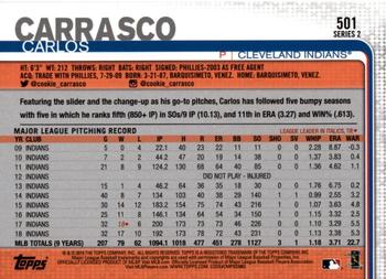 2019 Topps - All-Star Game #501 Carlos Carrasco Back