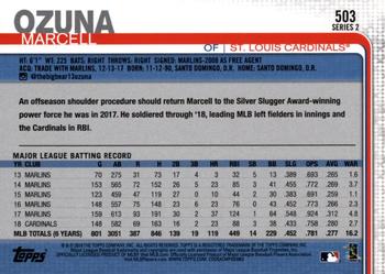 2019 Topps - All-Star Game #503 Marcell Ozuna Back