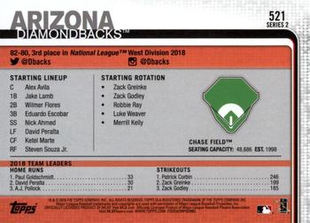 2019 Topps - All-Star Game #521 Chase Field Back