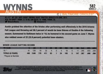 2019 Topps - All-Star Game #582 Austin Wynns Back