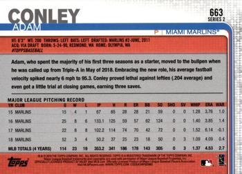 2019 Topps - All-Star Game #663 Adam Conley Back