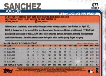 2019 Topps - All-Star Game #677 Aaron Sanchez Back