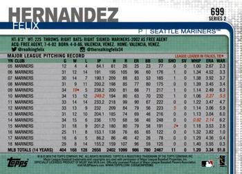 2019 Topps - All-Star Game #699 Felix Hernandez Back