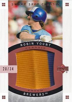 2005 Upper Deck Sweet Spot Classic - Patches #CP-RY Robin Yount Front