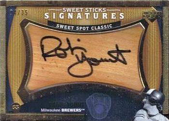 2005 Upper Deck Sweet Spot Classic - Signatures Sweet Sticks #RY Robin Yount Front