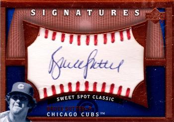 2005 Upper Deck Sweet Spot Classic - Signatures #SU Bruce Sutter Front