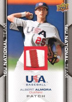 2009 Upper Deck USA Baseball Box Set - Base Variation Patch/Autos: 16U National Team #USA-119 Albert Almora Front
