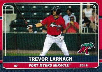 2019 Grandstand Fort Myers Miracle #NNO Trevor Larnach Front