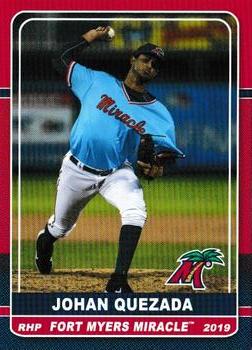 2019 Grandstand Fort Myers Miracle #NNO Johan Quezada Front
