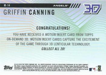 2019 Topps On-Demand MLB 3D - Motion #M-14 Griffin Canning Back