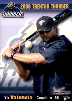 2009 MultiAd Trenton Thunder #4 Vic Valencia Front