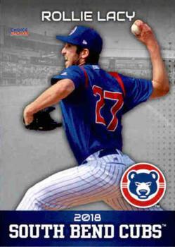 2018 Choice South Bend Cubs #19 Rollie Lacy Front